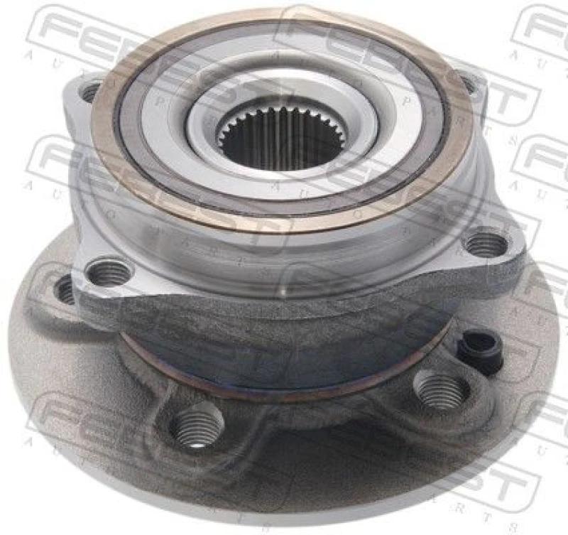 Image of FEBEST 1682-166MF Wheel Hub Front Axle, with ABS sensor ring Wheel Hub (653)