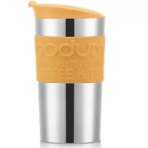 image of Bodum TRAVEL MUG Vacuum Travel Mug, Small, 0.35L, 12oz, S/S, Yolk