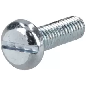 image of R-TECH 337026 Slotted Pan Head Machine Screws BZP M5 16mm - Pack O...