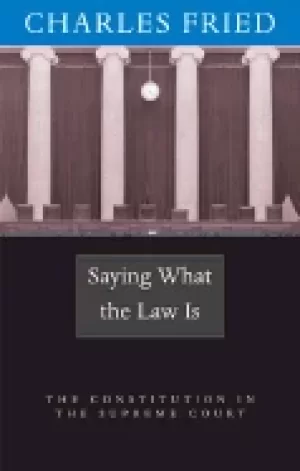 Image of saying what the law is the constitution in the supreme court