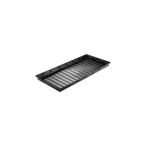 image of CEMO PE small container shelf sump tray, 40 l sump capacity, without grate