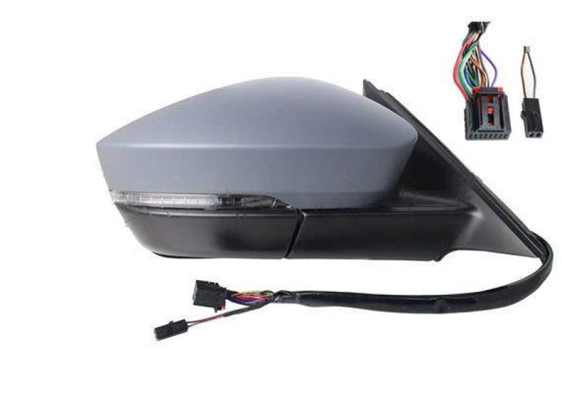 Image of ALKAR 9052693 Wing mirror Right, Electric, with Peripheral Lighting, primed Outside Mirror (50)