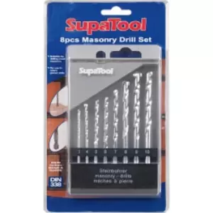 Image of SupaTool Masonry Drill Bits 8 Piece