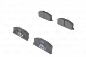 Image of Bosch 0986468701 BP733 Brake Pad Set Disc Brake Front Axle