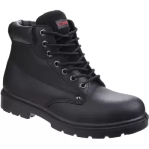 Image of Centek Mens FS331 Classic Ankle S3 Lace Up Leather Safety Boots (8 UK) (Black)