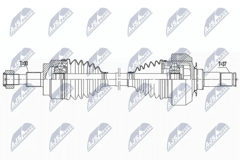 Image of NTY Drive shaft NTY NPW-ME-142