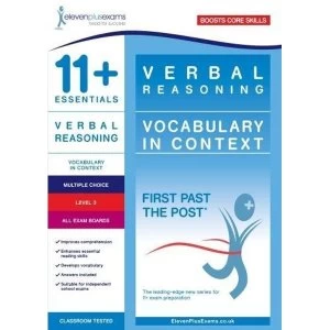 Image of 11+ Essentials Verbal Reasoning: Vocabulary in Context Level 2 Paperback / softback 2017