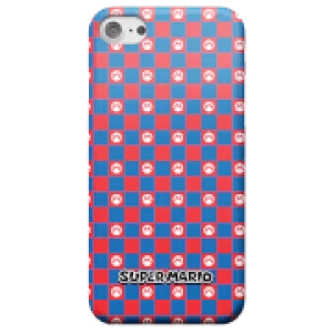 image of Nintendo Super Mario Checkerboard Pattern Phone Case - Samsung Note 8 - Snap Case - Gloss