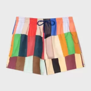 image of Paul Smith Men Swim Short Overlap Chk