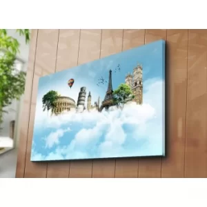 Image of 70100C-003 Multicolor Decorative Canvas Painting