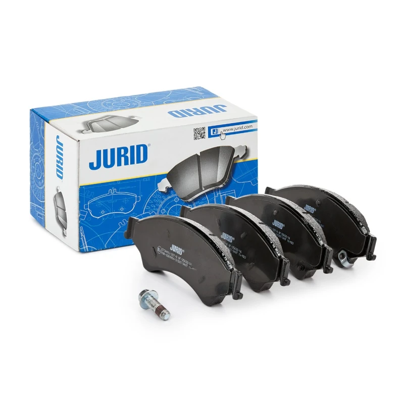 Image of JURID 573449J Brake pad set with acoustic wear warning, with accessories Brake Pad Set,disc brake (402)