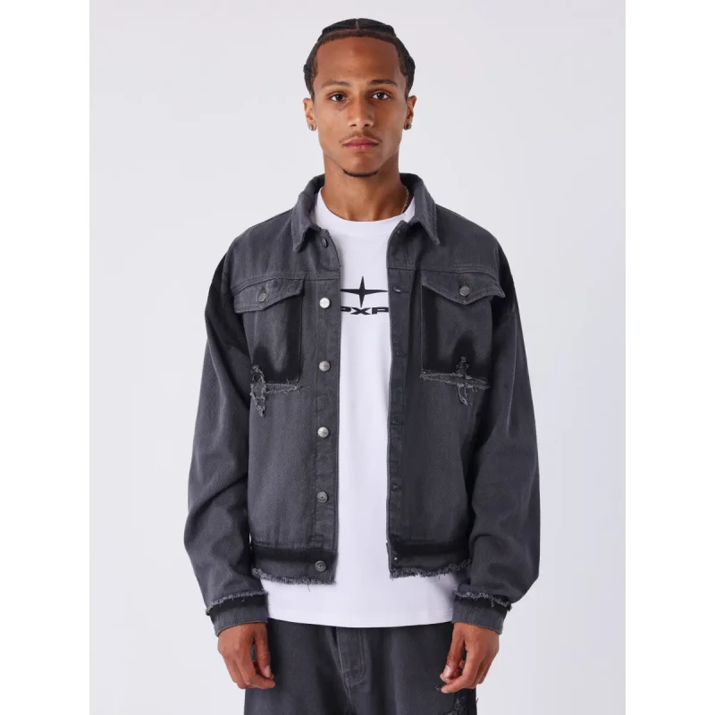 Image of Project X Paris Overshirt Project X Paris Faded Gris Male M