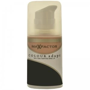 Image of Max Factor Colour Adapt Liquid Foundation Shade 050 Porcelain 34ml