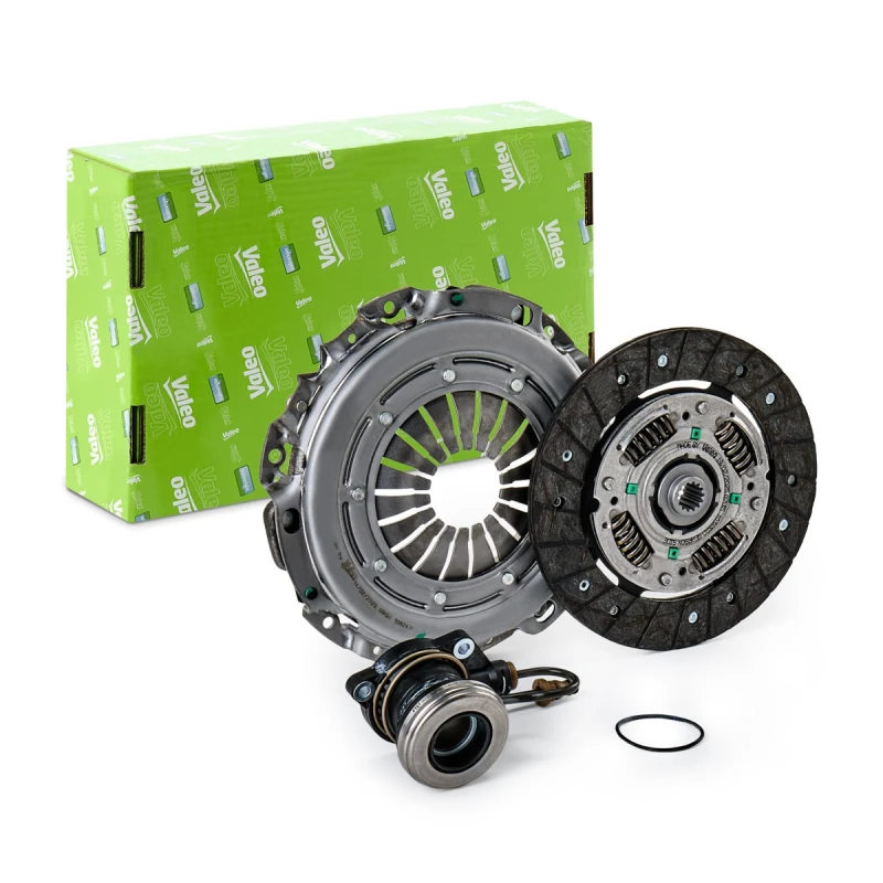 Image of VALEO 834065 Clutch with central slave cylinder, without sensor, for vehicles with push type clutch Plastic Clutch Kit (479)