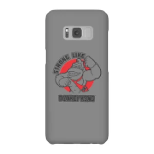 image of Nintendo Donkey Kong Strong Like Donkey Kong Phone Case - Samsung S8 - Snap Case - Gloss