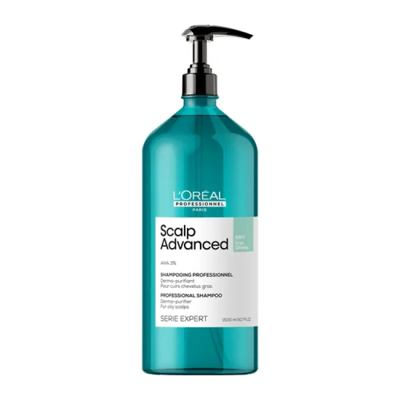 Image of LOreal Professionnel Scalp Advanced Anti-Oiliness Dermo-Purifier Shampoo 1500ml