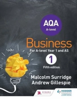 Image of Aqa Business for a Level 1 by Malcolm Surridge Paperback