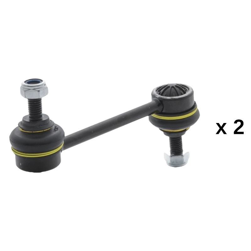 Image of RIDEX PLUS 2067R0046P Anti-roll Bar Stabiliser Kit Front axle both sides Steel Anti-roll Bar Stabiliser Kit (2067)