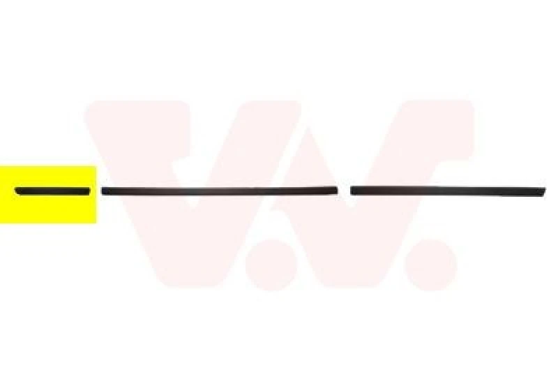 Image of VAN WEZEL Wheel arch trim VAN WEZEL 0646422