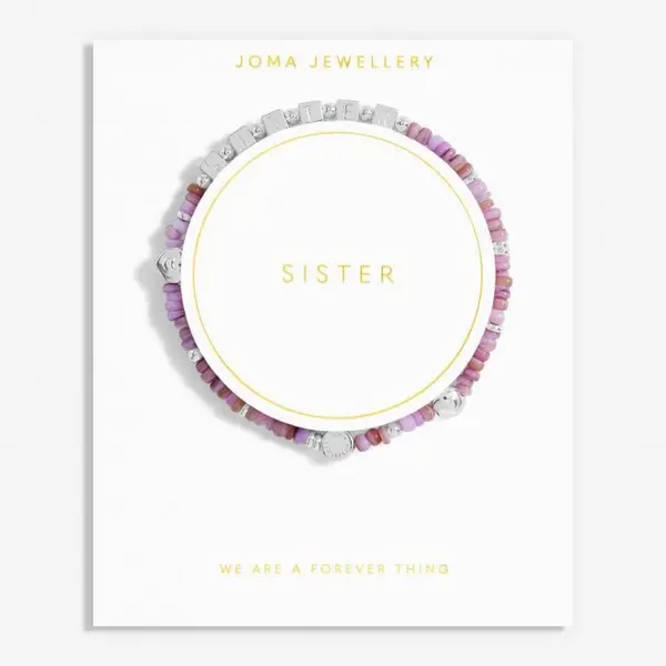 Image of Happy Little Moments Sister Silver Plated 17.5cm Bracelet 7085