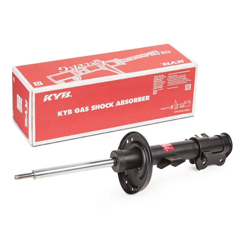 Image of KYB 3348006 Shock absorber Front Axle Left, Gas Pressure, Twin-Tube, Suspension Strut, Top pin Shock Absorber (854)