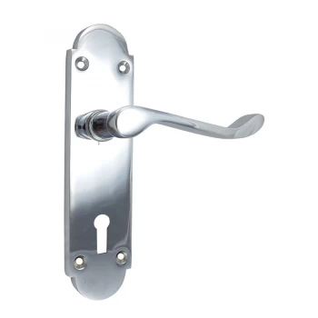 Image of Select Hardware 150mm Richmond Lock - Chrome