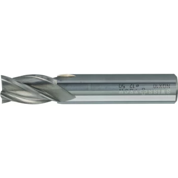 Image of 9.00MM Series 50 Carbide 4 Flute Plain Shank Short Series End Mill - Uncoated