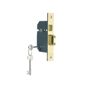 image of Yale Locks PM560 Hi-Security BS 5 Lever Mortice Sashlock Polished Chrome 81mm 3in