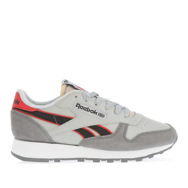 Image of Reebok Classic Leather Shoes - Grey red Grey red 4
