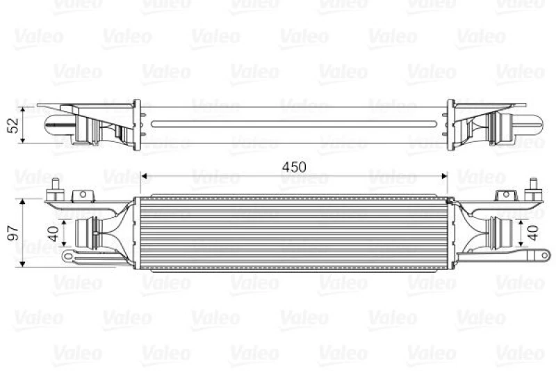 Image of Intercooler VALEO 818578