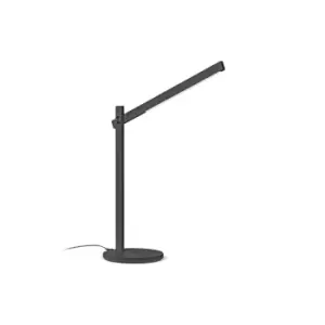 image of PIVOT Dimmable Integrated LED Table Lamp Black, In-Built Switch, 3000K