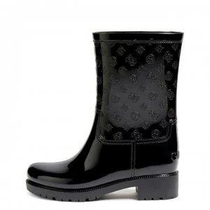 Image of Guess Ribba Wellie - black