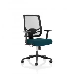 Image of Ergo Twist Bespoke Fabric Seat Maringa Teal Mesh Back KCUP1898