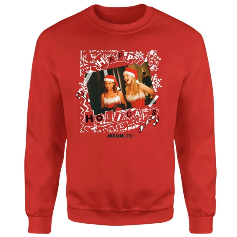 Image of Mean Girls Jingle Bell Rock Christmas Jumper - Red - S