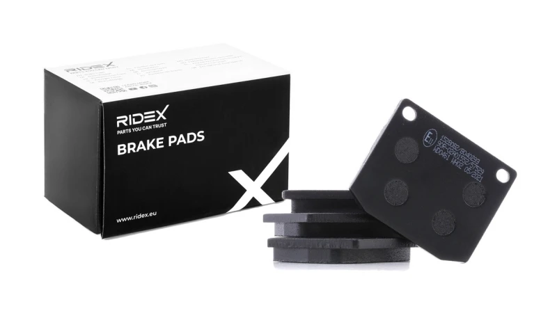 Image of RIDEX 402B0739 Brake pad set Front Axle, excl. wear warning contact Brake Pad Set,disc brake (402)