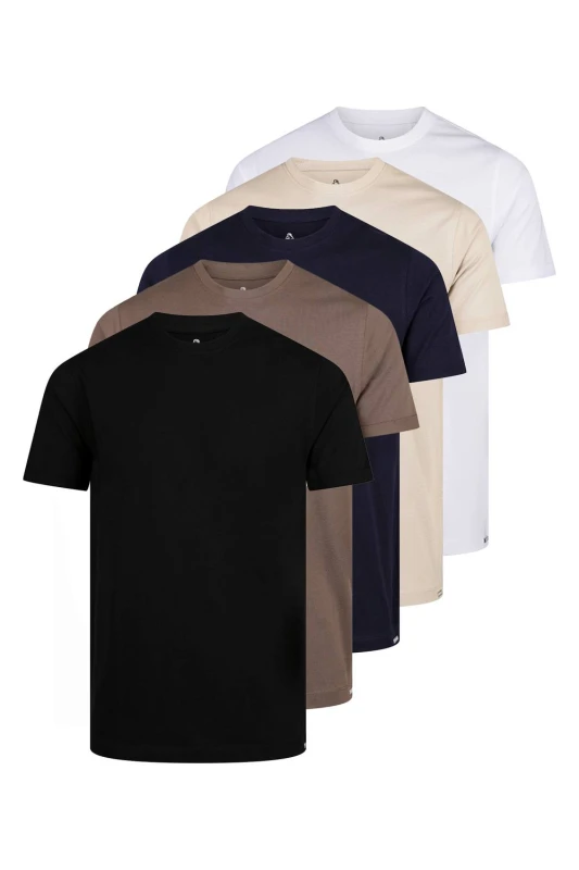 Image of Luke 1977 Luke 1977 Men Floyd 5 Pack T-Shirts Size: 2X-large Multi XXL Male 5063494133024