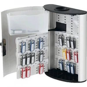 Image of Durable Key cabinet KEY BOX PLUS 54 - 1968 196823 No. of hooks 54 Silver (metallic)