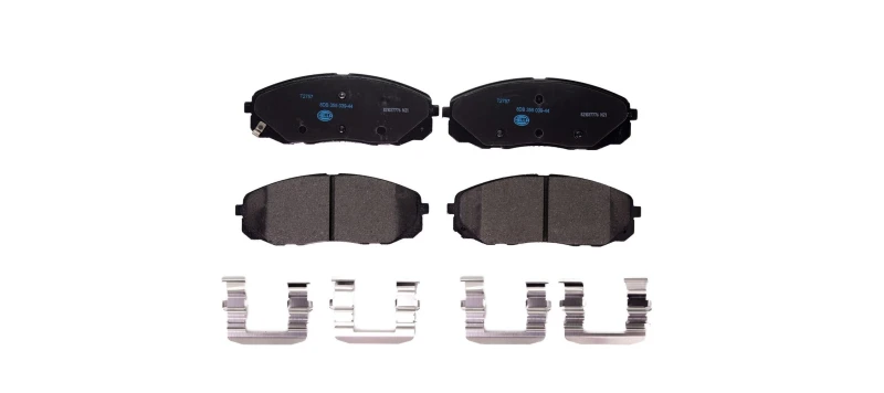 Image of HELLA Brake pad set HELLA 8DB 355 039-441