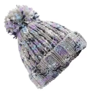 Image of Beechfield Unisex Twister Pop Pom Beanie (One Size) (Lavender Twist)