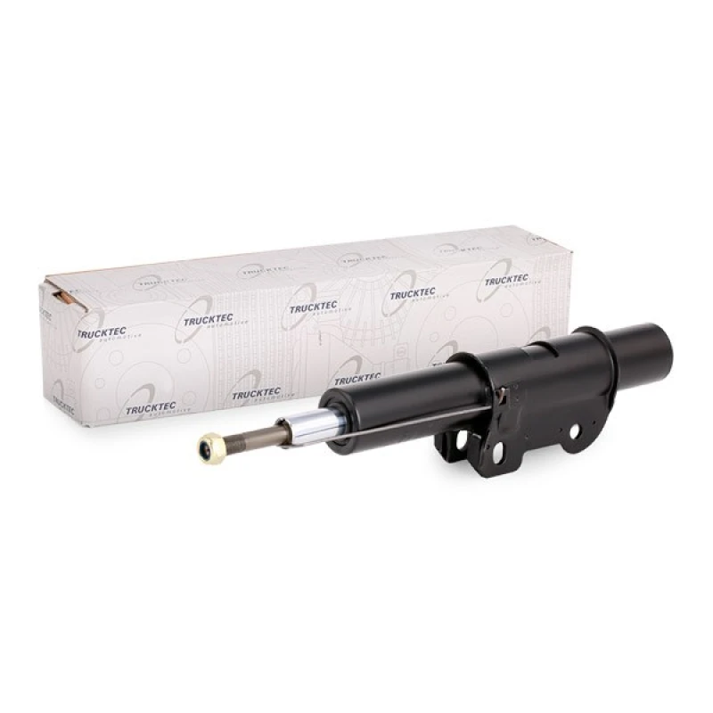 Image of TRUCKTEC AUTOMOTIVE 02.30.107 Shock absorber Front Axle, Gas Pressure, Suspension Strut, Bottom Clamp Shock Absorber (854)