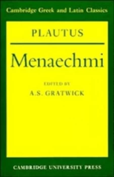 Image of Plautus Menaechmi by Plautus Paperback