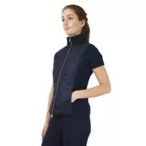 Image of Hy Womens/Ladies Exquisite Stirrup and Bit Collection Gilet (L) (Navy)