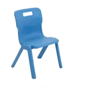 TC Office Titan One Piece Chair Size 3, Sky Blue