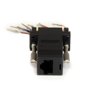 image of StarTech Adaptor DB9M to RJ45F