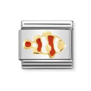 image of Nomination Classic Gold Clownfish Charm