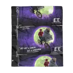 Image of E.T. the Extra-Terrestrial Film Reel Fleece Blanket - M