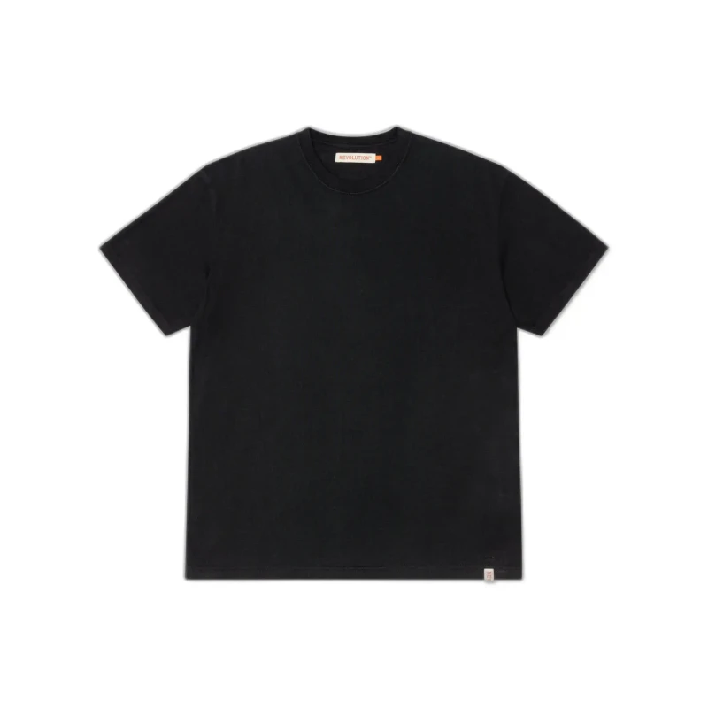 Image of Revolution Loose-fitting T-Shirt with our r brand on the back Revolution Noir Male S