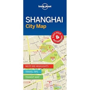 Image of Lonely Planet Shanghai City Map Sheet map, folded 2017