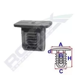 Image of ROMIX Clip, trim-/protection strip 10914