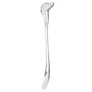 Image of Silver Nickel Dog Head Detail Shoe Horn